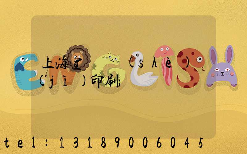 上海宣傳冊設(shè)計(jì)印刷