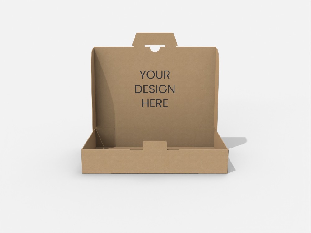 廣州包裝盒廠家-保險扣雙插鎖翻蓋盒設計結(jié)構(gòu)圖